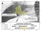SITKA DRILLS 215.1 METRES OF 1.00 G/T GOLD, INCLUDING 30.7 METRES OF 2.19 G/T GOLD AT ITS RC GOLD PROJECT, YUKON