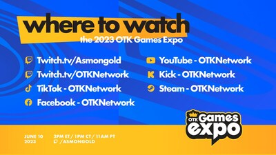 Where to watch the 2023 OTK Games Expo on June 10, 2023
