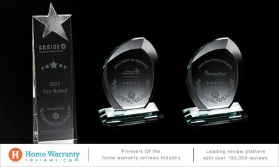 Winners Of The Annual Home Warranty Awards 2023 - HomeWarrantyReviews.com