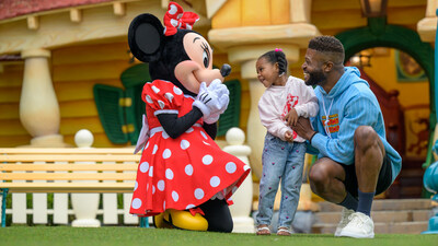 Minnie Mouse at Mickey’s Toontown at Disneyland Park : Guests may spot and take photos with Minnie Mouse in the reimagined Mickey’s Toontown at the Disneyland Resort in Anaheim, Calif. When she’s home, Minnie Mouse may also be available for photos and autographs. (Richard Harbaugh/Disneyland Resort)