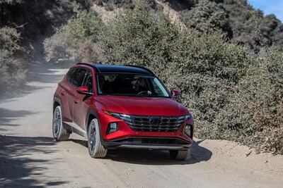 The 2023 Hyundai Tucson is photographed in Irvine, CA. on Aug. 15, 2022.