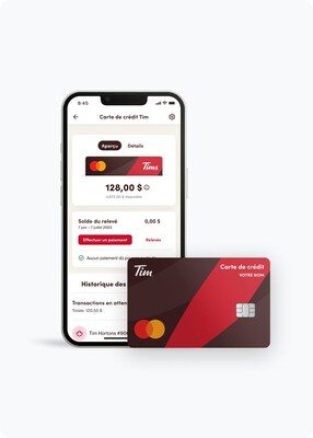 Tim Hortons offre une nouvelle carte de crédit qui permet de profiter plus rapidement de plus de café, de boissons et d'aliments gratuits