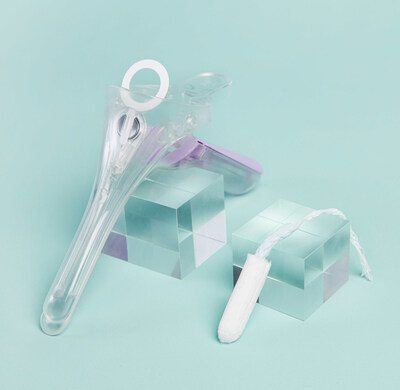 The Nella Single-Use Speculum Designed for Patients Comfort.  It's as slim as a tampon.