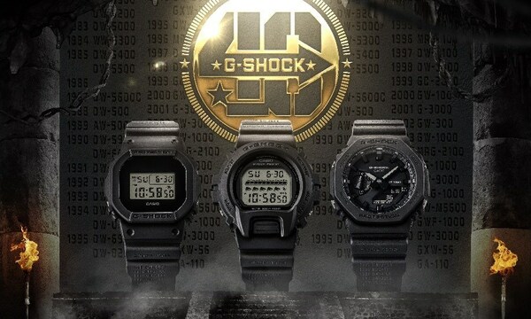 G-shock Celebrates 40th Anniversary with New Remaster Black Collection