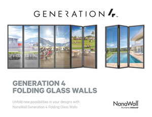 NanaWall's Generation 4 Folding Glass Wall Product Line to be Featured at AIA 2023 in San Francisco