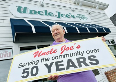 Joe Sciara, 83. Founder of Uncle Joe’s. Photo courtesy of UncleJoes.com