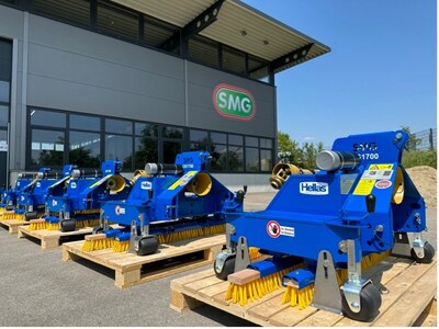 Hellas continues its two-decade partnership with SMG, the premier supplier of field and track installation and maintenance equipment. As the largest client of SMG worldwide, this alliance underscores Hellas' commitment to continually serve and expand its market share by delivering exceptional sports infrastructure solutions.