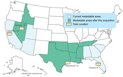 Market assessment and Sumitomo Tank Locations in the USA
