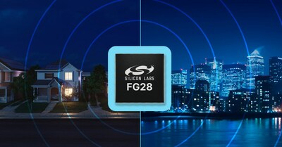 The new FG28 dual-band SoC from Silicon Labs supports sub-Ghz wireless protocols and Bluetooth LE.
