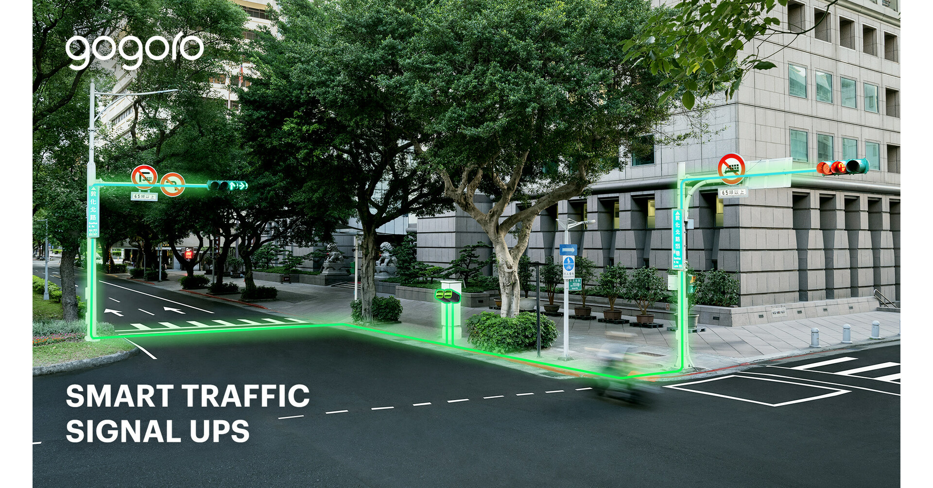Gogoro Continues Smart City Commercialization with Deployment of Smart  Traffic Signals in Partnership with Taipei City