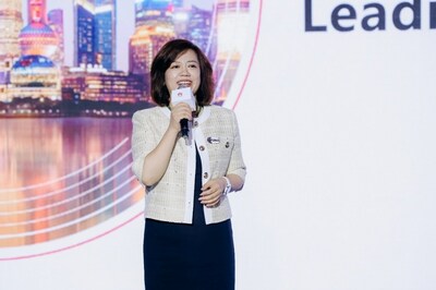 Jacqueline Shi, presidenta del Servicios de Marketing y Ventas Globales de Huawei Cloud (PRNewsfoto/HUAWEI CLOUD)