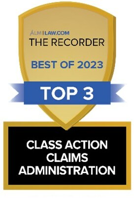 ANGEION GROUP NAMED TOP 3 CLASS ACTION CLAIMS ADMINISTRATOR BY THE RECORDER