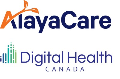 AlayaCare and Digital Health Canada logo lockup (CNW Group/AlayaCare)