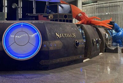 Dive in and explore deep sea fun! Based on Jules Verne's classic novel, 20,000 Leagues Under the Sea,  Voyage to the Deep: Underwater Adventures brings the mythical world of Captain Nemo to life. The interactive exhibition is on now at the Ontario Science Centre. (CNW Group/Ontario Science Centre)