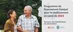 AGE-WELL, en collaboration avec le Réseau canadien des soins aux personnes fragilisées, annonce 17 projets de recherche dans le cadre du Programme de financement Catalyst pour le vieillissement en santé