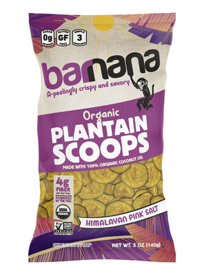 Barnana’s new Organic Plantain Scoops, the first and only Upcycled Certified® plantain chips, are now available nationally at select Whole Foods Market stores.
