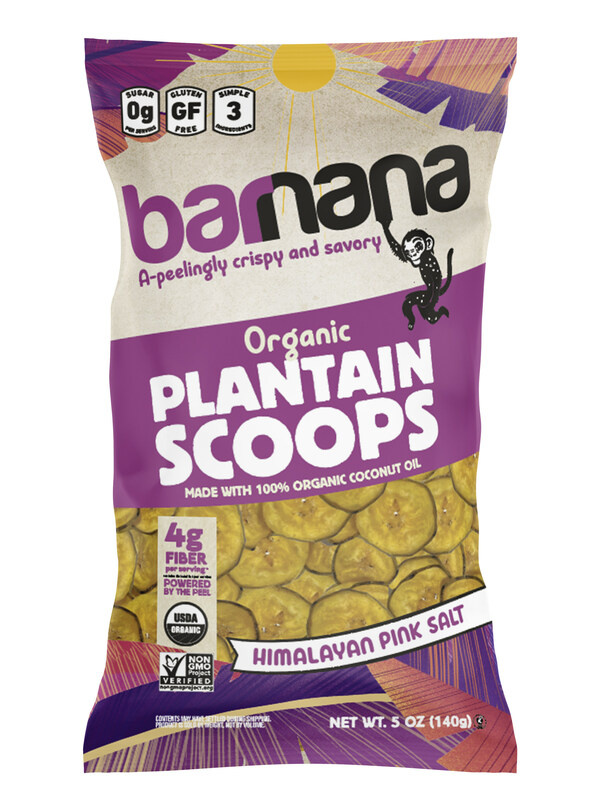 BARNANA® ANNOUNCES NEW ORGANIC PLANTAIN SCOOPS, NATIONAL RETAIL