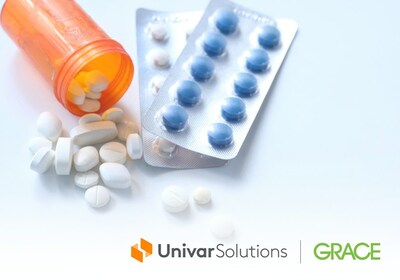 Univar Solutions amplía su cartera de ingredientes farmacéuticos y nutracéuticos especializados con Grace SYLOID® FP Silica para la mayor parte de Europa (PRNewsfoto/Univar Solutions Inc.)