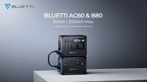 BLUETTI annonce le lancement d'une nouvelle solution d'alimentation mobile dotée d'une capacité extensible : AC60 et B80