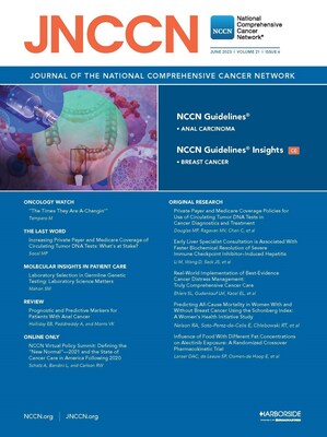 June 2023 issue of JNCCN--Journal of the National Comprehensive Cancer Network now available at JNCCN.org.
