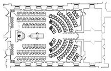 Configuration en fer à cheval
© Concept et image fournis par STGM Architecture (Groupe CNW/Assemblée nationale du Québec)