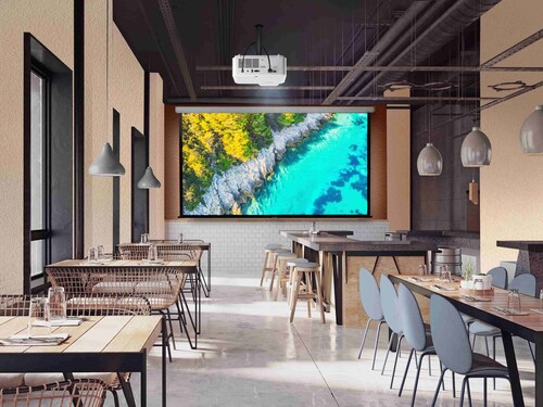 ViewSonic introduces the industry’s most compact laser projectors in their class, the LS740HD/W, a new addition to the Luminous Superior Series lamp-free high brightness projector lineup. ViewSonic introduces the industry’s most compact laser projectors in their class, the LS740HD/W, a new addition to the Luminous Superior Series lamp-free high brightness projector lineup.