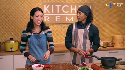 ‘Kitchen Remix’ is an exploration of multicultural fusion and translation, reflecting the Taiwanese American identity of Wei and O’Neal, as well as the cross-cultural mission of TaiwanPlus.