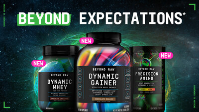 Beyond Raw Dynamic Whey, Dynamic Gainer and Precision Amino