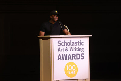 Actor Derek Luke delivers remarks at the 2023 Scholastic Art & Writing Awards National Ceremony held at Carnegie Hall, New York, N.Y., Thursday, June 8, 2023. (Photo by Jason DeCrow /AP Images for Alliance for Young Artists & Writers)