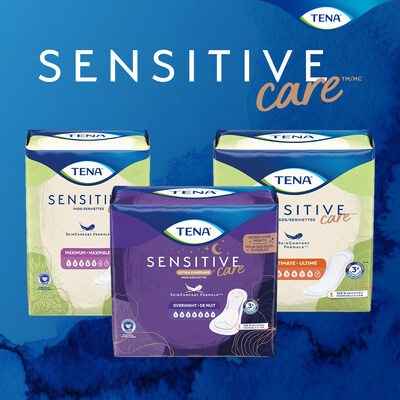 TENA Launches Sensitive Care™ Pads with its SkinComfort Formula™