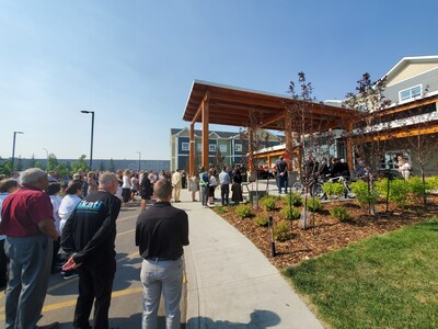 Yesterday, Grace Village celebrated its ribbon cutting and dedication ceremony. (CNW Group/Government of Canada)