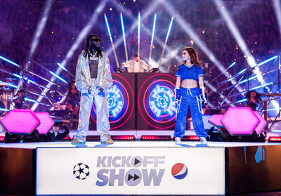 GLOBAL SUPERSTARS ANITTA AND BURNA BOY DELIVER EPIC PERFORMANCE AT THE 2023 UEFA CHAMPIONS LEAGUE FINAL KICK OFF SHOW BY PEPSI®