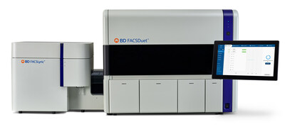 By being integrated with the flow cytometer, the BD FACSDuet™ Premium System enables a “walkaway” workflow solution that requires fewer manual steps, fewer resources and less user hands-on time than previous solutions.