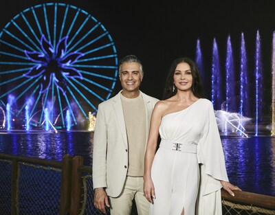 Las afamadas celebridades Catherine Zeta-Jones y Jaime Camil en Vidanta