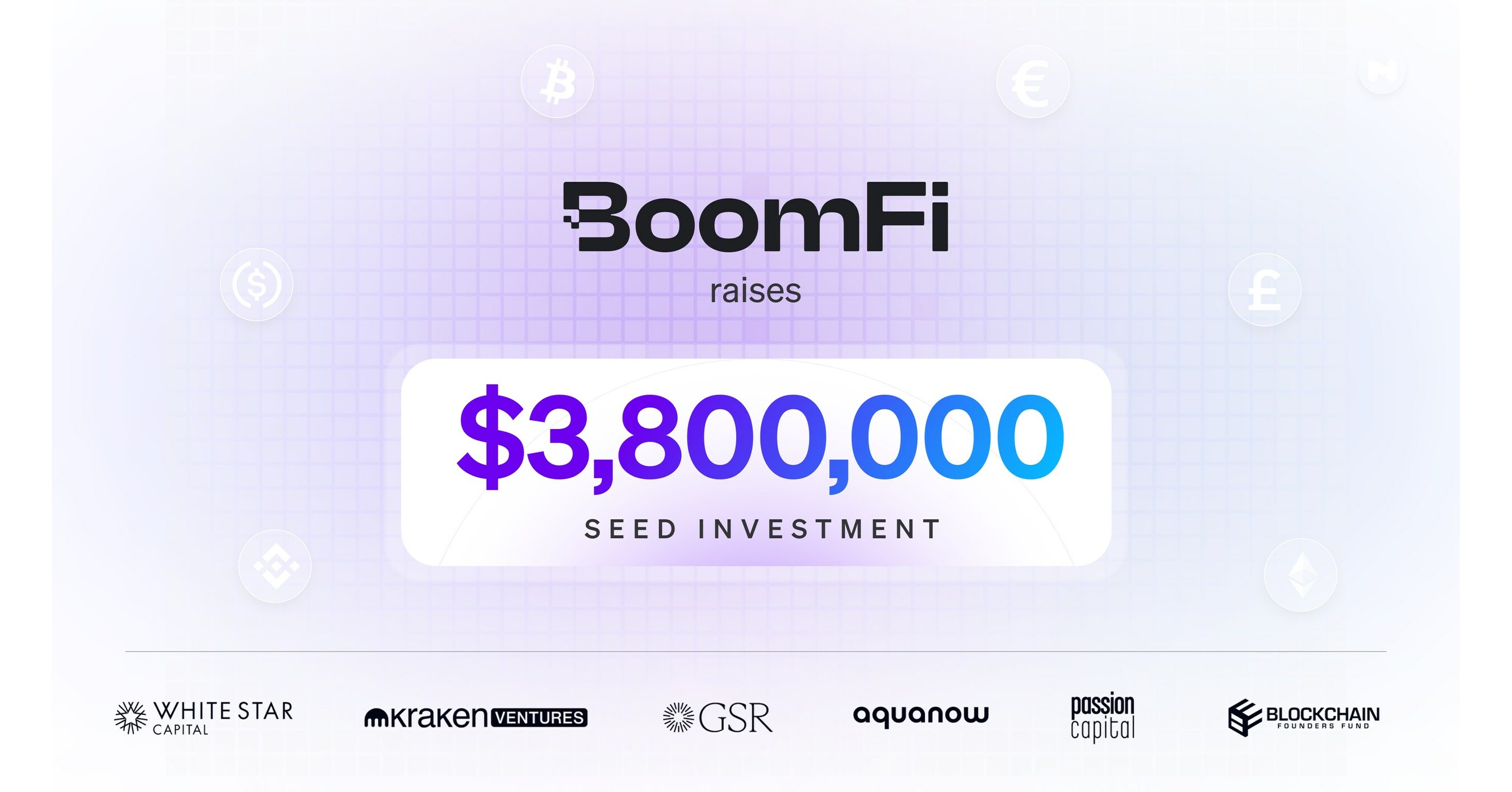 BoomFi Secures $3.8M Seed to Streamline Crypto Payments - PR Newswire