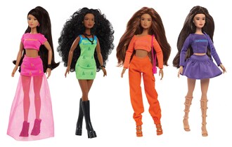 The full line-up of Latinistas fashion dolls from Purpose Toys' historic new division Purpose Toys LATIN.