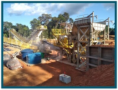 Figure 7 – Aggregate Plant (CNW Group/G Mining Ventures Corp)