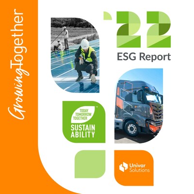Univar Solutions publie son rapport 2022 sur les facteurs environnementaux, sociaux et de gouvernance (ESG)