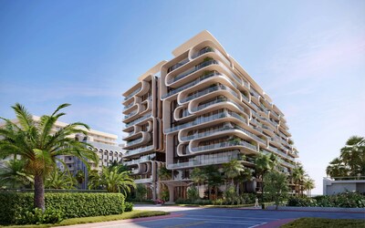 2 Angled cloud like and curvaceous designs welcome residents to the luxury condo