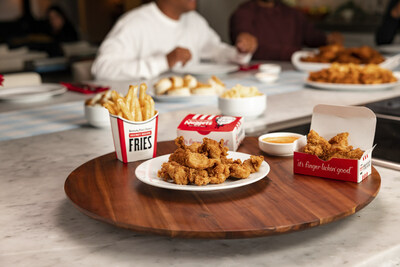 Recently KFC introduced new, 100 percent white meat Kentucky Fried Chicken Nuggets, which are hand-breaded with KFC's unique Original Recipe® of 11 herbs and spices – offering an easy meal option that will keep the whole team satisfied seven days a week.