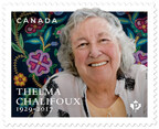 Un nouveau timbre rend hommage à la chef métisse Thelma Chalifoux, première femme autochtone nommée au Sénat