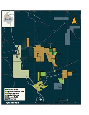 Quimbaya Gold Inc. Enters Into Definitive Agreements with Remandes Corporation S.A.