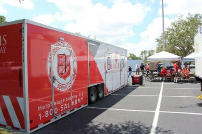 The Salvation Army Emergency Disaster Services (EDS) Trailer at EDS Training Exercise - Summer '23