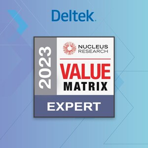 Nucleus Research Names Deltek an Expert in the 2023 Enterprise and SMB ERP Value Technology Matrixes
