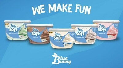 Blue Bunny Soft scoopables is a new take on soft serve that is easy to scoop straight from the freezer