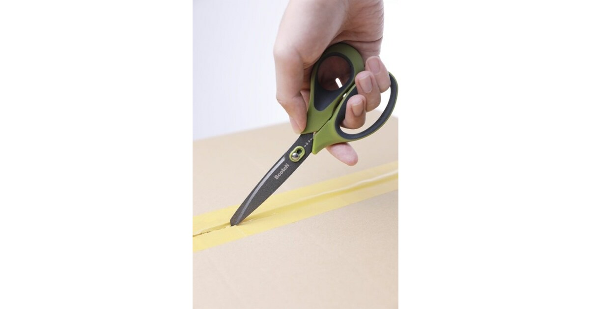 The allnew innovative Scotch™ Unboxing Scissors from 3M for an