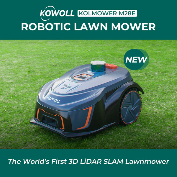 Kowoll Introduces New Kolmower M28e Robotic Lawn Mower Worlds First Lawn Mowing Robot With 3d 7649