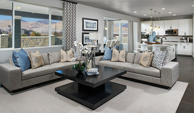 The two-story Yorktown is one of five Richmond American floor plans available at Heron Hills in Saratoga Springs, Utah.