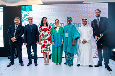 Delegates from Aramco, Saudi Electricity Company and ENOWA the three companies that purchased the most amount of credits at RVCMC’s carbon credit auction event –the largest of its kind