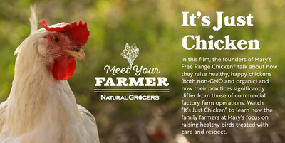 "It's Just Chicken" is the second short film within Natural Grocers’ “Meet Your Farmer” film series. The series is designed to give a voice to farmers and ranchers who are changing the way food is produced today, to ensure a livable, healthy tomorrow.